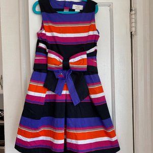 Kate Spade Jillian Striped Girls Dress size 8